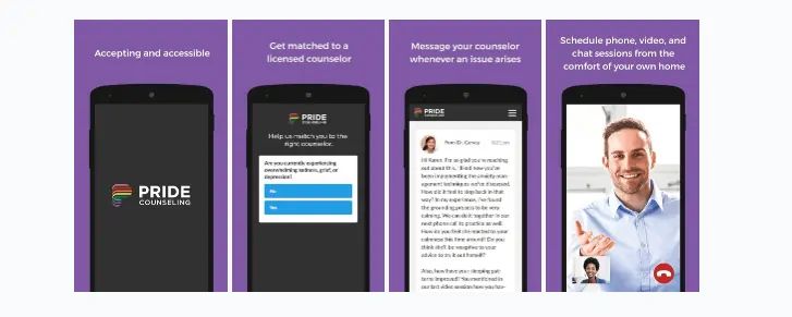 pride counseling app review
