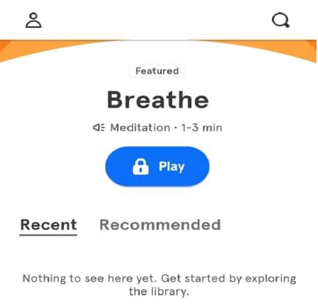 Breathe Feature in Headspace App