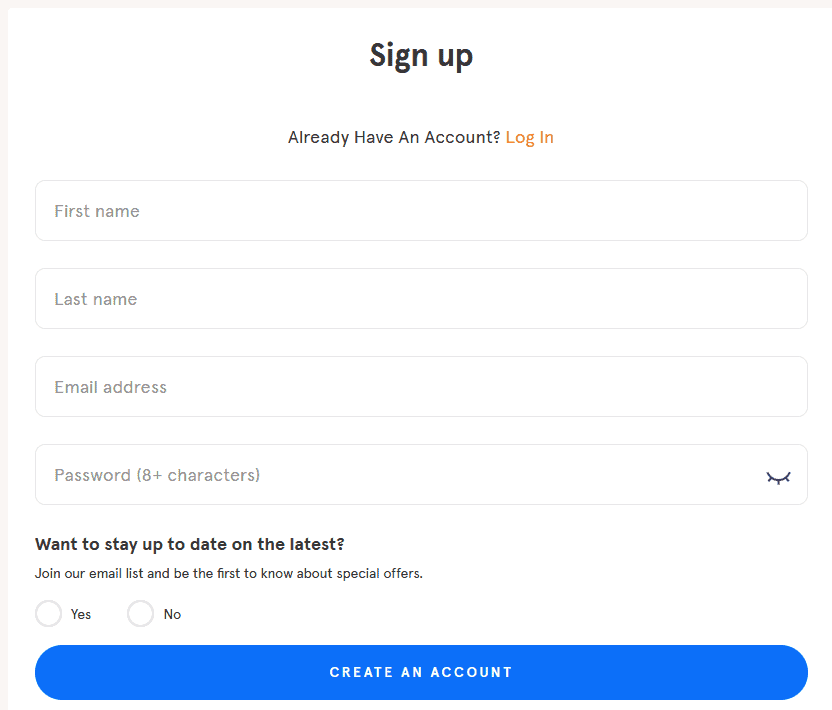 Signing Up on Headspace Meditation App