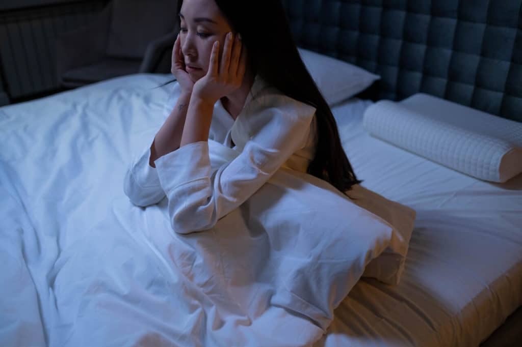 woman suffering from insomnia - online counseling for sleep disorder
