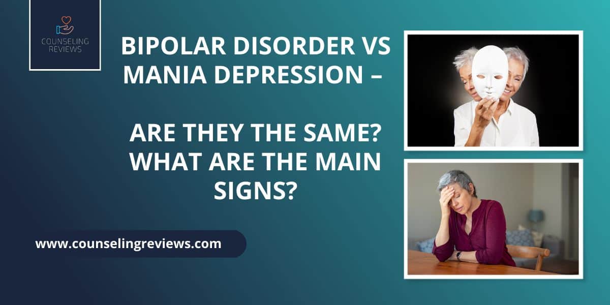 Bipolar Vs Mania Depression What's the Difference?