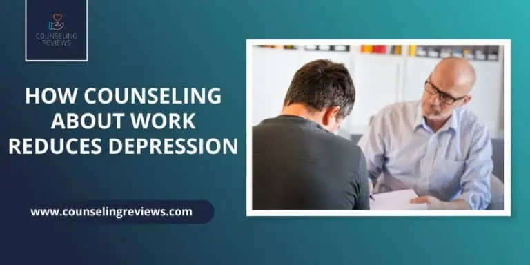 how counseling about work reduces depression
