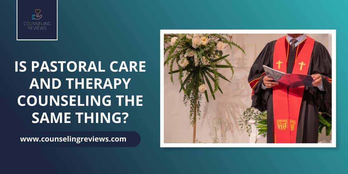 is pastoral care and therapy counseling the same thing