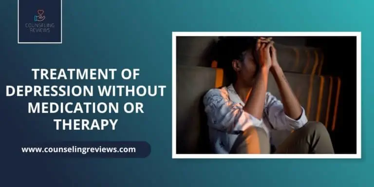 treatment of depression without medication or therapy