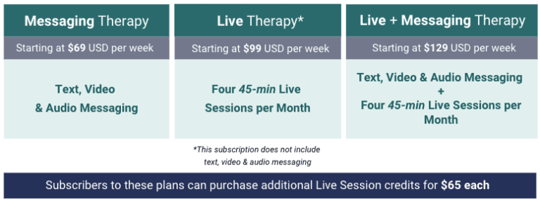 Talkspace pricing