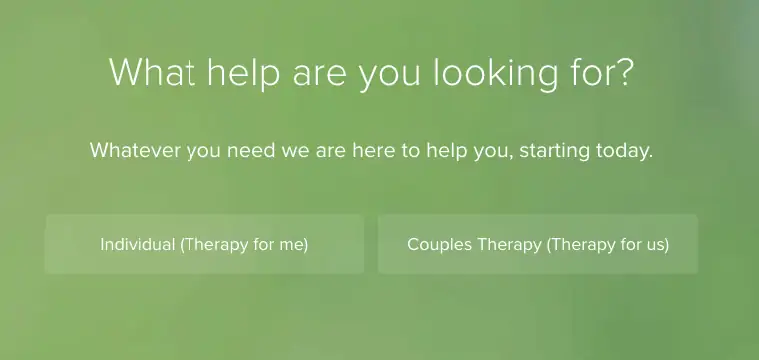 online-therapy sign up process