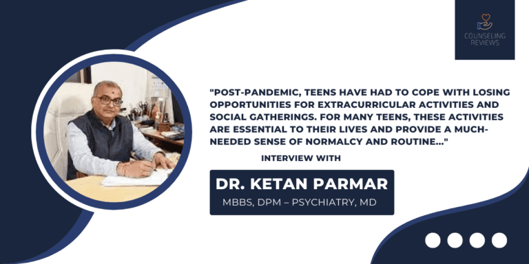 Dr. Ketan Parmar shares tips on teens mental health care