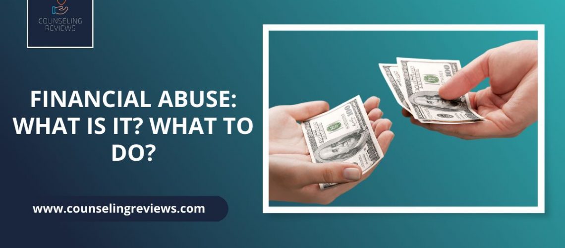 financial abuse - what is it and what to do